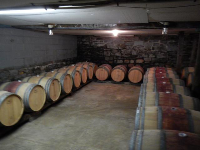 At the winery.