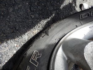 Tire Damage Rausch Creek 27AUG2016 (1)